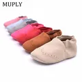 Nubuck Leather Baby Shoes Infant Toddler Baby Girl Boy Soft Sole First Walker Baby Moccasins High