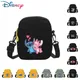 Disney Stitch Crossbody Bag Girls Children mickey Cute Print Pattern Shoulder Bag Canvas Crossbody