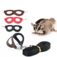 3Pcs PU Leather Hamster Chest Strap Windproof Anti Lost Rope Guinea Pig Harness 3Colors Small Pet