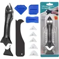 5 In1 Caulking Tool Kit Silicone Trowel Scraper Corner Finisher Sealant Grout Scraper for Kitchen