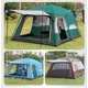 Two Rooms Family Tent Leisure Camping Two Layer 4-6 Person Thickened Rainproof Large Family Tent