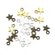 100Pcs Metal Zinc Alloy MINI Star Charms Fit Jewelry Pendant Charms Makings DIY Bracelet Chains