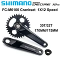 SHIMANO DEORE FC-M6100 FC-M6120 12Speed 170/175MM 30T 32T 12S FRONT CHAINRING CRANKSET 12V CRANKARM