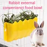 Mangiatoia per fieno di coniglio per animali domestici mangiatoia per cavia mangiatoia per