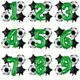 5pcs - Football Balloon 1-9 Birthday Decoration for Boys Football Birthday Party Supplies