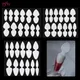 12Pcs Double-sided Silicone Mold for French Manicure Dual Forms Nails French Tip Stickers for Higher