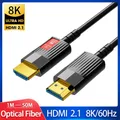 8K HDMI Optical Fiber Cable 8K 60Hz 4K 120Hz Ultra High Speed 48Gbps HDR eARC HDCP HDMI 2.1 Fiber