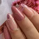 24Pcs/Box Brick Red False Nails Long Almond Fake Nials DIY Manicure Tool Detachable French Nail Tips