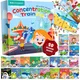 Cognitive Game Reusable Sticker Book Educational DIY Hand-on Puzzle Cartoon Animals Life Skill