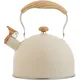 Whistle Kettle Stainless Steel Kettle for Boiling Water Chirping Camping Teapot Folding Handle