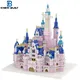 Honey Pink Castle Model Kits Micro Mini Building Blocks for Adults Princess Castles Gift