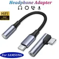 Adattatore per auricolari USB tipo C a jack da 3,5 mm Convertitore cavo audio USB-C da 3,5 mm per Samsung Galaxy S22 S23 S21 Ultra Note 20 10 Plus