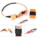 Racing Ignition Coil CDI + Ignition Coil + Spark Plug For GY6 50cc 125cc 150cc Accessories