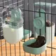 27oz Automatic Pet Feeder Cage Hanging Bowl Water Bottle Food Container Dispenser For Puppy Cats