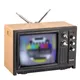 DollHouse Mini Retro TV Toy Ornaments Miniature Simulation Furniture For Living Room Decoration