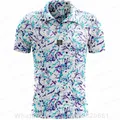 Summer Casual T-shirts Mens Short Sleeve Polo Shirts Lapel Button Work Clothing Shirts Quick Dry Tee