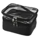 Double Layer Makeup Bag Travel Cosmetic Bag Clear Organizer Waterproof Female Toiletries Storage