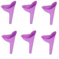 Women Urinal Soft Silicone Urination Outdoor Camping Stand Up Pee Girl Urine Toilet Parts Urinals