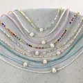 2023 New Arrival Beaded Necklace with Unique Design and Freshwater Pearls for Neck Layering Delicate