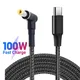 100W Type C to 5.5x2.5mm Male Converter Cable DC Notebooks USB C PD Fast Charging Cord for Asus