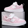 Scarpe per bambini scarpe da ginnastica per ragazze bianco nero rosa Sneaker da Skateboard piatta