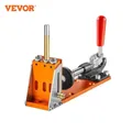 VEVOR 30 Pcs Pocket Hole Jig Kit Adjustable & Easy to Use Pocket Hole Jig System with Step Drills