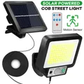 Outdoor Solar Light Motion Sensor Rechargeable Solar Wall Lamps COB Light Waterproof Emergency