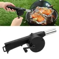 Portable Barbecue Fan BBQ Tools Fire Bellows Tools BBQ Accessories Hand-cranked Air Blower Picnic