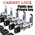 5/20/100Sets Security Lock Metal Cylinder Cabinet Locker Cam Lock With Keys Security Mailbox Lock