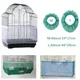 Easy Cleaning Bird Cage Covers Mesh Seed Catcher Guard Bird Cage Net Shell Skirt Dust-proof Airy