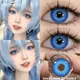 EYESHARE Halloween Contact Lenses 1Pair Purple Lenses Cosplay Colored Contacts Blue Lens Color