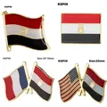 Egypt Flag Badge Brooch Natinal Lapel Pins Flag Lapel Pins Country Flag Badge