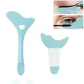 2Pcs Set Multifunctional Reusable Eye Stencils Eye Makeup Aid Tool Eyelash Eyeshadow Eyeliner
