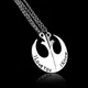 Star Wars Rebel Alliance Pendant Necklace I Love You I Know Lover's Couple Necklace Fashion Movie