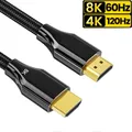 Certified HDMI 2.1 cable 4K 120Hz 3M 2M 4K 120Hz cable HDMI 2.1 for Xbox Series X PS5 Xiaomi Mi Box