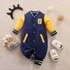 Spring And Autumn Boys And Girls Handsome Baseball Jersey Cotton Comfortable Casual Long Sleeve Baby