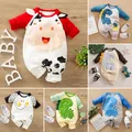 Newborn Baby Romper Cotton comfort long sleeve Unisex Baby Bodysuits Cartoons Animal Style 0-2 years