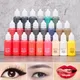 15ml Liquid Pigment for Semi Permanent Lips Eyebrow Eyeliner