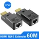 60M HDMI Extender over Single Rj45 Cat6 Cable 1080P HDMI Ethernet Extender Video Transmitter Adapter