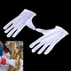 HOT Musical Instrument White Soft and Lint-free Performance Gloves for Saxophone Trumpet Flute