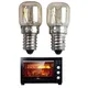 Oven Light 15W 25W High Temperature Resistant 300 Degree Microwave Bulb Salt Lamp E14 Small Screw