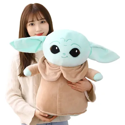 Disney Star Wars Anime Yoda Plush Grogu Mandalorian Figure Yoda Baby Peluche Dolls Stuffed Cartoon