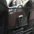 Tasca per rete per seggiolino auto Borse portaoggetti di grande capacità per borsa Borsa per snack Appesa per sedili posteriori per veicoli Sacchetti per automobili