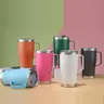 20oz Stainless Steel Double Walled Tumbler With Lid And Handle Travel Mug Colourful Tumbler Double