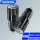 40W Dual PD Car Charger Adapter Fast Charging Type USB C Quick Charger in Car Mobile Phone for