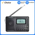 HRD-603 Portable Radio AM/FM/SW/BT/TF Pocket Radio USB MP3 Digital Recorder Support TF Card