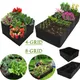 4/8 Grids Garden Raised Planting Bed Pot Home Garden Grow Bed Reusable Fabric Raised Garden Bags