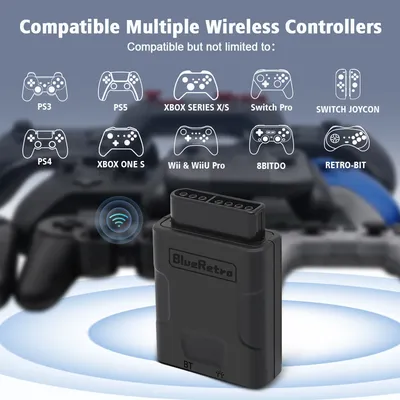 RetroScaler Blueretro Wireless Controller Adapter For SNES SFC Console to PS4 PS5 Switch Pro Switch