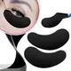 Veyes Inc Eyelash Extensions Under Eye Pads For UV Lamp Veyelash 50 Pairs Black Eye Patches Lint