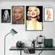 Marilyn Monroe Poster No Framed Kraft Club Bar Paper Vintage Poster Wall Art Painting Bedroom Study